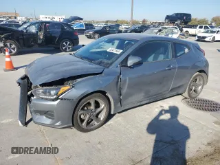 2019 Hyundai Veloster 2.0 with VIN KMHTG6AF9KU018258, listed as a Copart auction lot 83421564 with 96,301 mi miles and Salvage Title. Bid and sale history available at carsss.com. Image 1.