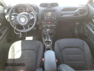 2017 Jeep Renegade Latitude with VIN ZACCJBBB2HPE66958, listed as a Copart auction lot 57961435 with 154,393 mi miles and Salvage title. Bid and sale history available at DreamBid. Image 8.