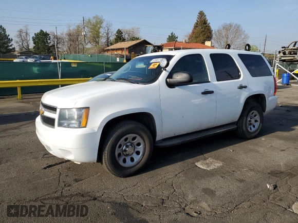2013 Chevrolet Tahoe Commercial with VIN 1GNSK2E0XDR251009, listed as a Copart auction lot 52881275 with 185,029 mi miles and Non repairable. Bid and sale history available at DreamBid. Image 1.