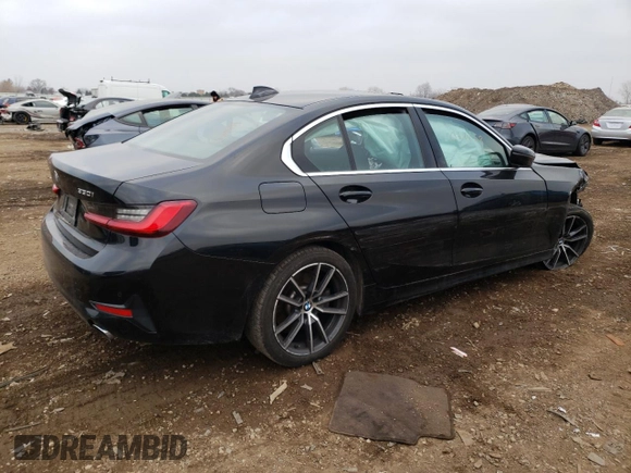 2021 BMW 3 Series 330i xDrive with VIN 3MW5R7J04M8C07390, listed as a Copart auction lot 70503912 with 25,215 mi miles. Bid and sale history available at carsss.com. Image 3.