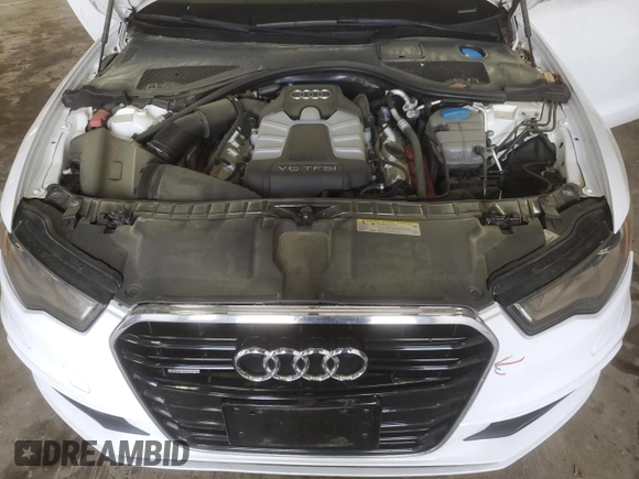 2012 Audi A6 Prestige with VIN WAUHGAFC4CN053505, listed as a Copart auction lot 54649245 with 92,328 mi miles and Salvage title. Bid and sale history available at DreamBid. Image 11.