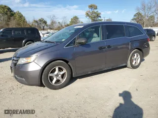 2015 Honda Odyssey LX with VIN 5FNRL5H27FB024470, listed as a Copart auction lot 46872155 with 226,414 mi miles and Salvage Title. Bid and sale history available at carsss.com. Image 1.