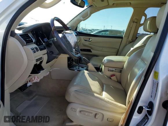 2015 Lexus LX 570 with VIN JTJHY7AX7F4167891, listed as a Copart auction lot 48007665 with Not Provided miles and Salvage Title. Bid and sale history available at DreamBid. Image 7.