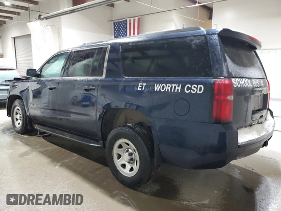 2020 Chevrolet Suburban Commercial with VIN 1GNSKKEC8LR163374, listed as a Copart auction lot 41493935 with 60,182 mi miles and Salvage Title. Bid and sale history available at carsss.com. Image 2.
