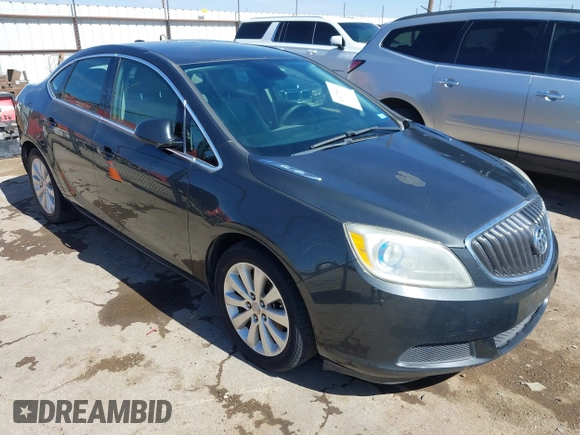 2015 Buick Verano with VIN 1G4PP5SK8F4138887, listed as a IAAI auction lot 41672801 with 135,002 mi miles. Bid and sale history available at carsss.com. Image 1.