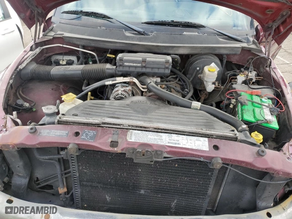2000 Dodge Ram 1500 with VIN 1B7HC13Y9YJ157209, listed as a Copart auction lot 47198055 with 142,848 mi miles and Salvage Title. Bid and sale history available at carsss.com. Image 12.
