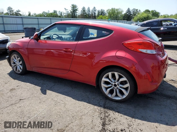 2013 Hyundai Veloster w/Black Int with VIN KMHTC6AD8DU179195, listed as a Copart auction lot 61686335 with 74,004 mi miles and Salvage title. Bid and sale history available at DreamBid. Image 2.