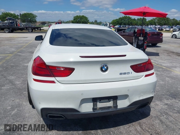 2014 BMW 6 Series 650i with VIN WBAYM9C55ED248244, listed as a IAAI auction lot 42043456 with 144,664 mi miles and . Bid and sale history available at DreamBid. Image 16.
