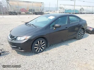 2014 Honda Civic Sedan EX-L with VIN 2HGFB2F93EH538766, listed as a IAAI auction lot 41897381 with 1 mi miles. Bid and sale history available at carsss.com. Image 18.