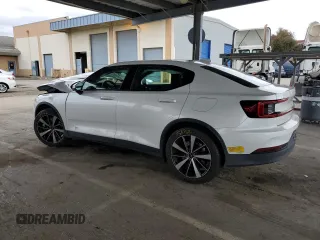 2022 Polestar 2 with VIN LPSED3KA5NL076152, listed as a Copart auction lot 48727375 with 28,822 mi miles and Salvage Title. Bid and sale history available at DreamBid. Image 2.