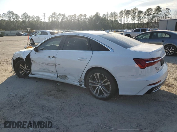 2019 Audi A6 Premium with VIN WAUK2AF21KN069302, listed as a Copart auction lot 47126435 with 0 mi miles and Salvage Title. Bid and sale history available at carsss.com. Image 2.