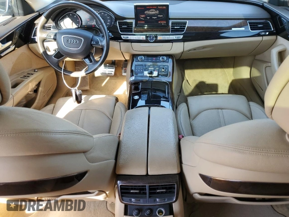 2013 Audi A8 L 3.0L with VIN WAURGAFDXDN029613, listed as a Copart auction lot 54912115 with 105,940 mi miles and Clean Title. Bid and sale history available at carsss.com. Image 8.