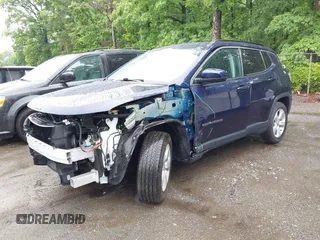 2017 Jeep Compass Latitude with VIN 3C4NJCBB2HT691033, listed as a IAAI auction lot 42239077 with 43,456 mi miles and . Bid and sale history available at DreamBid. Image 2.