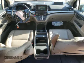 2018 Honda Odyssey EX-L with VIN 5FNRL6H76JB010103, listed as a Copart auction lot 52965965 with 129,837 mi miles and Salvage Title. Bid and sale history available at carsss.com. Image 8.
