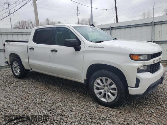 2019 Chevrolet Silverado 1500 Custom with VIN 1GCPYBEH3KZ371606, listed as a Copart auction lot 49652195 with 100,032 mi miles and Clean Title. Bid and sale history available at DreamBid. Image 4.