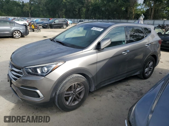 2018 Hyundai Santa Fe 2.4L with VIN 5NMZT3LB4JH096309, listed as a Copart auction lot 64738135 with 109,583 mi miles and Salvage title. Bid and sale history available at DreamBid. Image 1.
