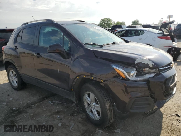 2022 Chevrolet Trax LT with VIN KL7CJPSM0NB527838, listed as a Copart auction lot 56217825 with 65,951 mi miles and Salvage title. Bid and sale history available at DreamBid. Image 4.
