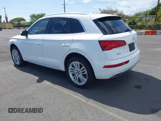 2018 Audi Q5 Premium Plus z VIN WA1BNAFY0J2239383, wystawiony jako IAAI lot #42384069 z przebiegiem 44 069 mil mil oraz . Historia ofert i sprzedaży dostępna na DreamBid. Obrazek 3.