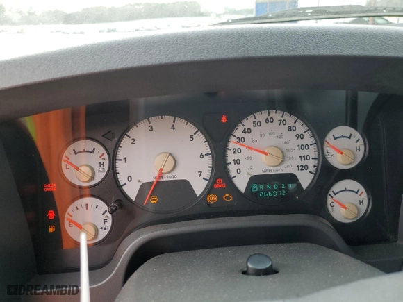 2006 Dodge Ram 1500 ST with VIN 1D7HA18K96J243083, listed as a Copart auction lot 43534255 with 266,012 mi miles and Salvage Title. Bid and sale history available at carsss.com. Image 9.