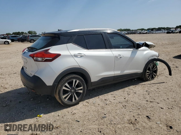 2018 Nissan Kicks SV with VIN 3N1CP5CU5JL502935, listed as a Copart auction lot 56126525 with 49,519 mi miles and Salvage title. Bid and sale history available at DreamBid. Image 3.