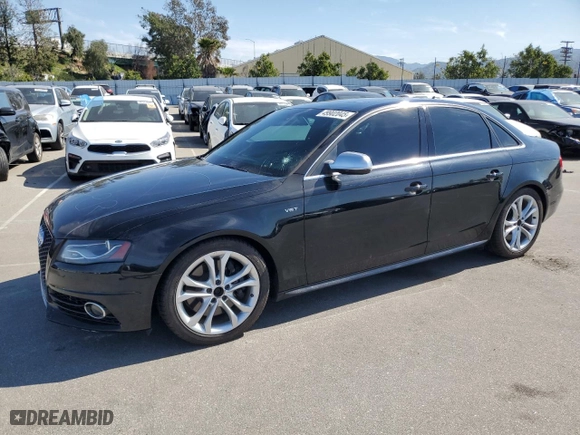2012 Audi S4 Premium Plus with VIN WAUDGAFL6CA111717, listed as a Copart auction lot 49902045 with 109,881 mi miles and Salvage Title. Bid and sale history available at carsss.com. Image 1.