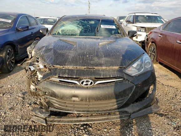2016 Hyundai Genesis Coupe R-Spec z VIN KMHHU6KJ5GU134484, wystawiony jako Copart lot #73576234 z przebiegiem 81 009 mil mil oraz Szkoda całkowita • Salvage title. Historia ofert i sprzedaży dostępna na DreamBid. Obrazek 5.
