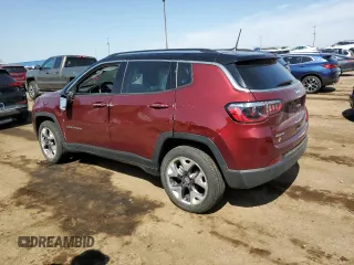 2021 Jeep Compass Limited with VIN 3C4NJDCBXMT550449, listed as a Copart auction lot 53431785 with 43,151 mi miles and Clean title. Bid and sale history available at DreamBid. Image 2.