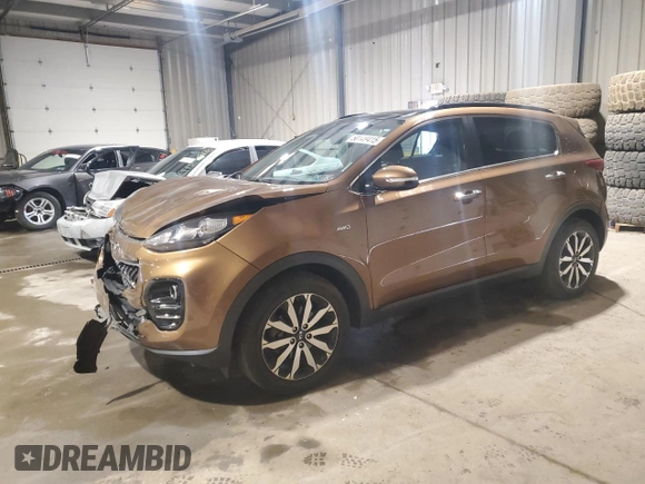 2018 Kia Sportage EX with VIN KNDPNCAC6J7431834, listed as a Copart auction lot 50149415 with 72,147 mi miles and Salvage Title. Bid and sale history available at carsss.com. Image 1.