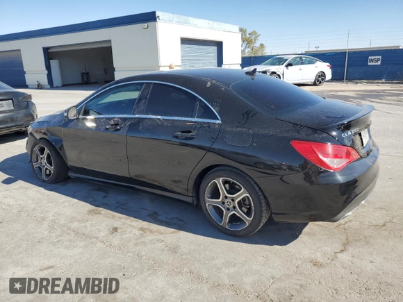 2018 Mercedes-Benz CLA with VIN WDDSJ4EB8JN556543, listed as a Copart auction lot 54046885 with 99,293 mi miles and Salvage Title. Bid and sale history available at carsss.com. Image 2.