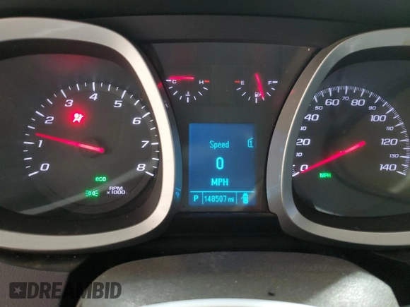 2012 Chevrolet Equinox LT w/1LT with VIN 2GNALDEK5C6392439, listed as a Copart auction lot 53184095 with 148,507 mi miles and Clean Title. Bid and sale history available at carsss.com. Image 9.
