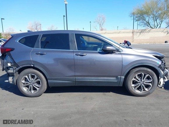2021 Honda CR-V EX with VIN 7FARW1H5XME023292, listed as a IAAI auction lot 41690743 with 37,512 mi miles. Bid and sale history available at carsss.com. Image 14.