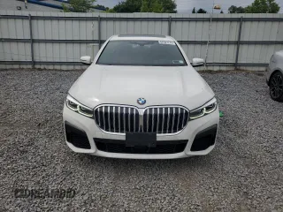 2021 BMW 7 Series 750i xDrive with VIN WBA7U2C04MCF73546, listed as a Copart auction lot 62587275 with 34,396 mi miles and Salvage title. Bid and sale history available at DreamBid. Image 5.