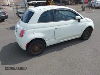 2012 FIAT 500 Pop with VIN 3C3CFFAR7CT119641, listed as a IAAI auction lot 42154125 with 130,922 mi miles. Bid and sale history available at carsss.com. Image 4.