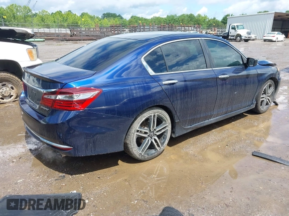 2016 Honda Accord Sport with VIN 1HGCR2F54GA031453, listed as a IAAI auction lot 42364940 with 109,227 mi miles and . Bid and sale history available at DreamBid. Image 4.