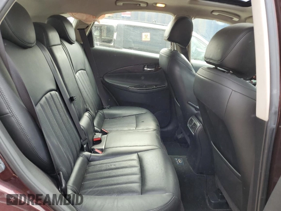 2011 Infiniti EX Journey with VIN JN1AJ0HR7BM854812, listed as a Copart auction lot 60238385 with 178,910 mi miles and Salvage title. Bid and sale history available at DreamBid. Image 11.