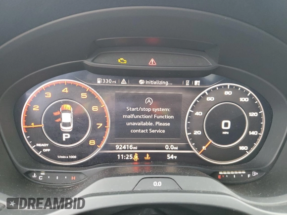 2017 Audi A3 Sedan Premium Plus with VIN WAUJ8GFF7H1018841, listed as a Copart auction lot 45325434 with 92,416 mi miles. Bid and sale history available at carsss.com. Image 9.