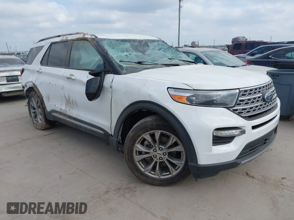 2022 Ford Explorer Limited with VIN 1FMSK7FH3NGA62124, listed as a IAAI auction lot 41534045 with 56,297 mi miles. Bid and sale history available at carsss.com. Image 1.