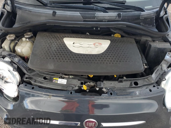 2016 FIAT 500e with VIN 3C3CFFGE0GT193185, listed as a Copart auction lot 53547515 with 31,335 mi miles and Salvage title. Bid and sale history available at DreamBid. Image 11.