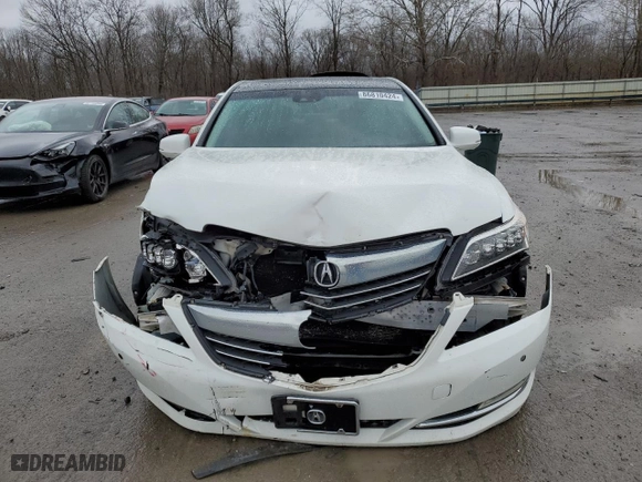 2016 Acura RLX Advance Pkg with VIN JH4KC1F97GC001116, listed as a Copart auction lot 86810424 with 135,029 mi miles and Salvage Title. Bid and sale history available at carsss.com. Image 5.
