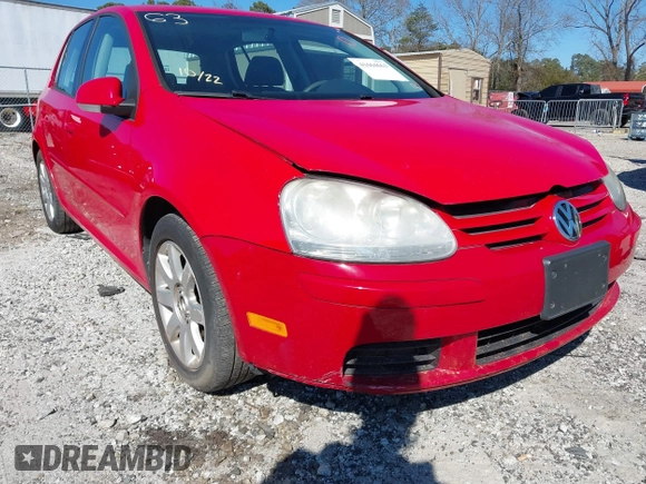 2009 Volkswagen Rabbit S with VIN WVWDB71K29W116332, listed as a IAAI auction lot 41664663 with 123,710 mi miles and . Bid and sale history available at DreamBid. Image 6.