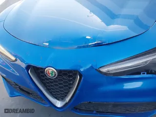 2021 Alfa Romeo Stelvio Ti with VIN ZASPAKBN0M7D18611, listed as a IAAI auction lot 41104626 with 30,188 mi miles. Bid and sale history available at carsss.com. Image 18.