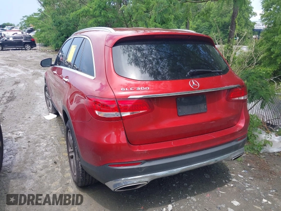 2019 Mercedes-Benz GLC 300 with VIN WDC0G4JB1KV149715, listed as a IAAI auction lot 42161240 with 128,906 mi miles and . Bid and sale history available at DreamBid. Image 3.