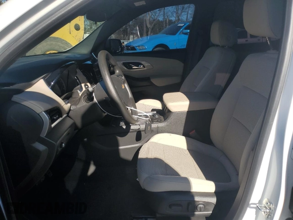 2023 Chevrolet Traverse LS with VIN 1GNEVLKW8PJ238474, listed as a Copart auction lot 85952264 with 28,038 mi miles and Salvage Title. Bid and sale history available at carsss.com. Image 7.