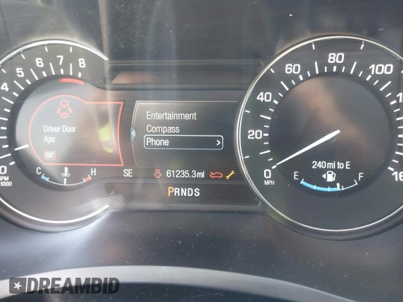 2016 Lincoln MKZ with VIN 3LN6L2J91GR620193, listed as a IAAI auction lot 41807038 with 61,235 mi miles. Bid and sale history available at carsss.com. Image 7.