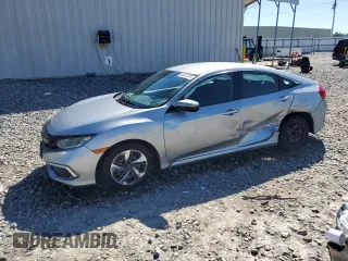 2019 Honda Civic Sedan LX with VIN 19XFC2F69KE001859, listed as a Copart auction lot 49617075 with 98,781 mi miles and Salvage Title. Bid and sale history available at carsss.com. Image 1.