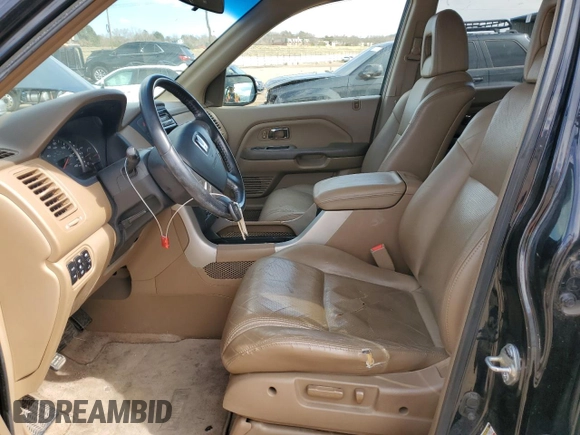 2005 Honda Pilot EX-L z VIN 5FNYF18585B066439, wystawiony jako Copart lot #48514715 z przebiegiem 157 781 mil mil oraz Szkody całkowita. Historia ofert i sprzedaży dostępna na DreamBid. Obrazek 7.