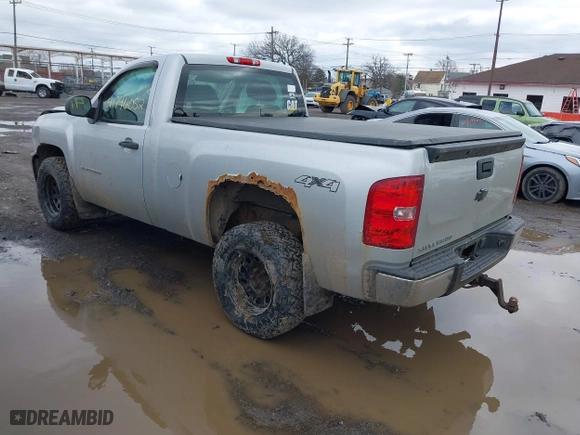 2011 Chevrolet Silverado 1500 Work Truck with VIN 1GCNKPEX8BZ243133, listed as a IAAI auction lot 41796052 with 123,709 mi miles. Bid and sale history available at carsss.com. Image 3.