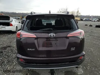 2017 Toyota RAV4 XLE with VIN 2T3RFREV2HW662443, listed as a Copart auction lot 50436345 with 106,691 mi miles and Salvage Title. Bid and sale history available at carsss.com. Image 6.