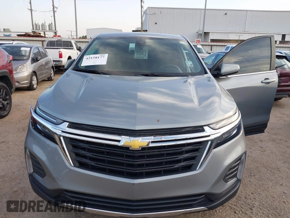 2023 Chevrolet Equinox LT with VIN 3GNAXKEG7PS213930, listed as a IAAI auction lot 42158177 with 41,664 mi miles and . Bid and sale history available at carsss.com. Image 6.