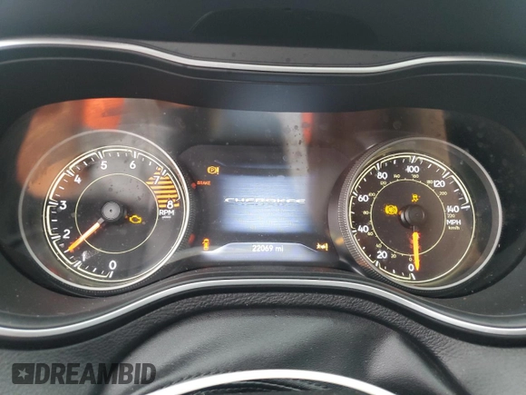 2021 Jeep Cherokee Limited с VIN 1C4PJMDX5MD166457, выставлен на аукционе Copart как лот 61470495 с пробегом 22 069 миль миль и Списание • Salvage title. История ставок и продаж доступна на DreamBid. Изображение 9.
